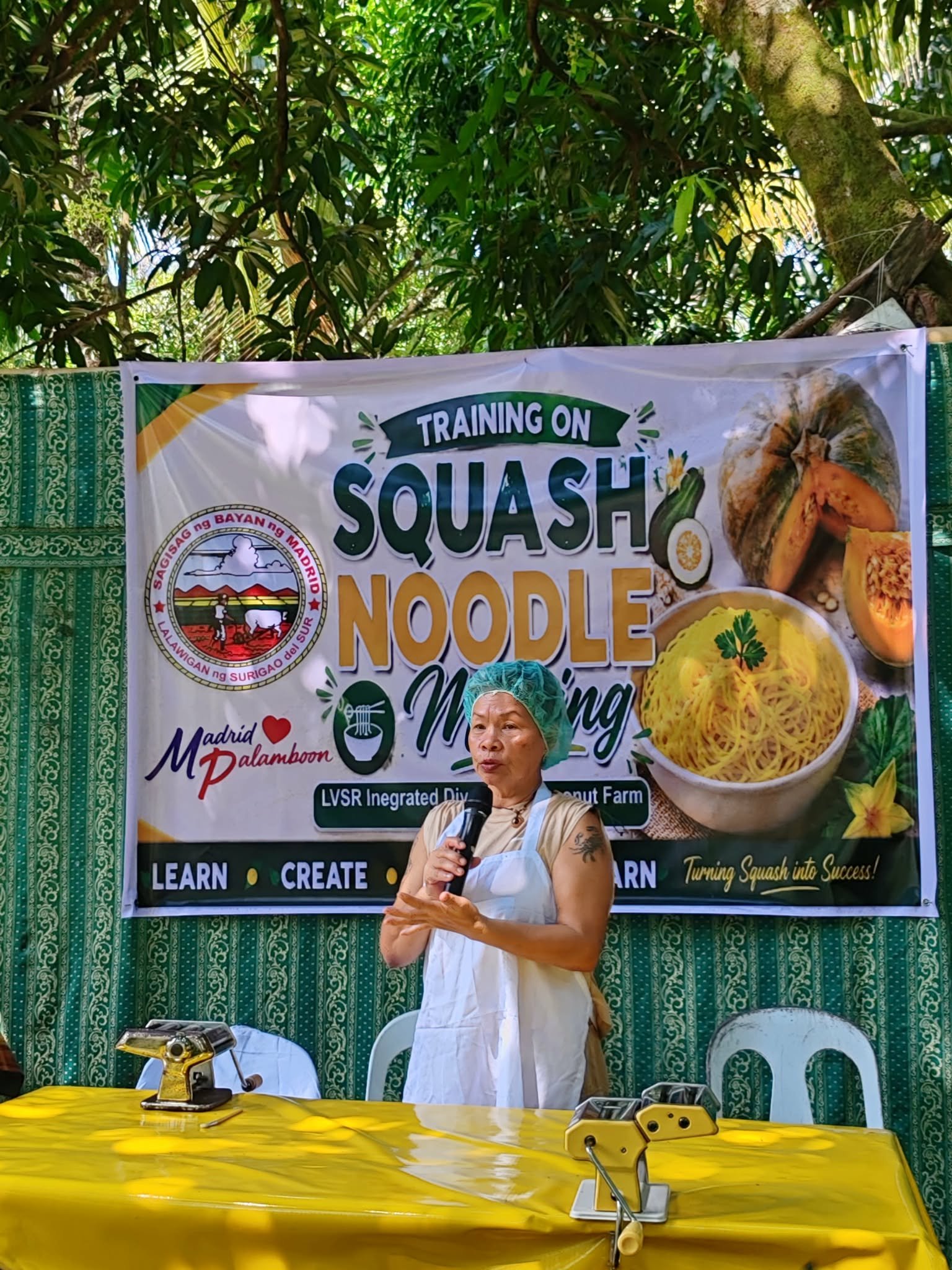 ONE-DAY TRAINING ON SQUASH NOODLES MAKING 🍜🌱